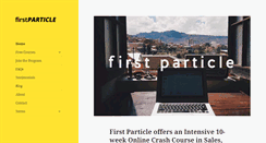 Desktop Screenshot of firstparticle.com